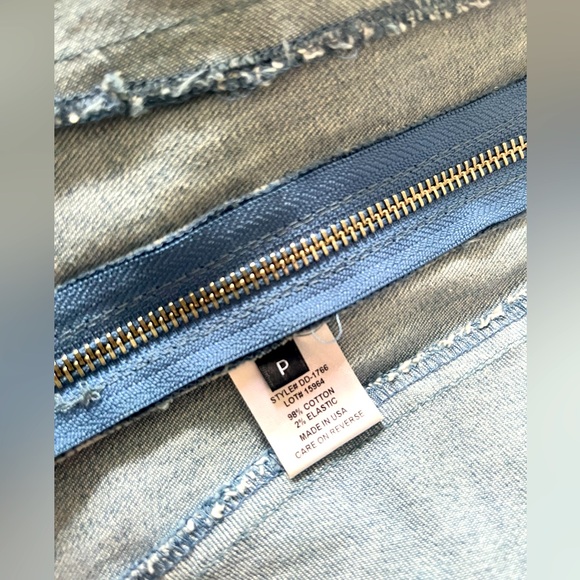 Intermix denim bustier top in size P - Picture 4 of 8